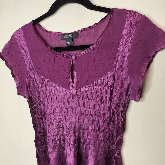 Dressbarn Collection Crinkle Dress Whimsy Gothic Romance Fairy - Picture 4 of 11